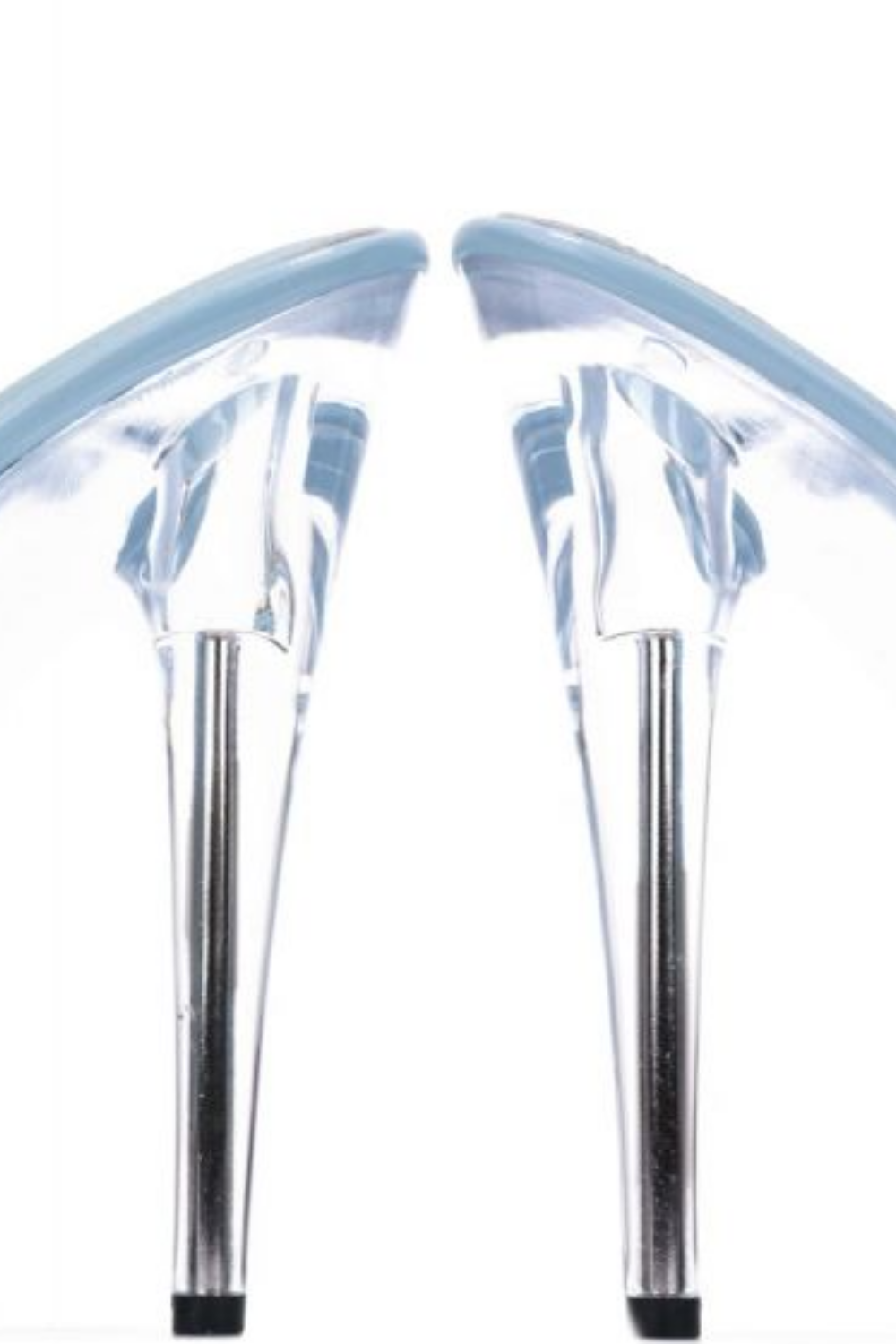 Hainey Blue Platform Heels by Cape Robbin – Clear Acrylic High Heels