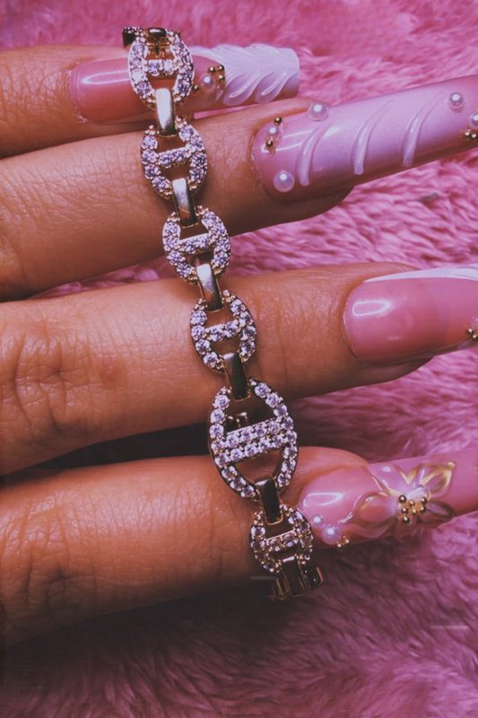 Mias 18K Gold Filled Italian Tennis Bracelet Luxie Links Mini