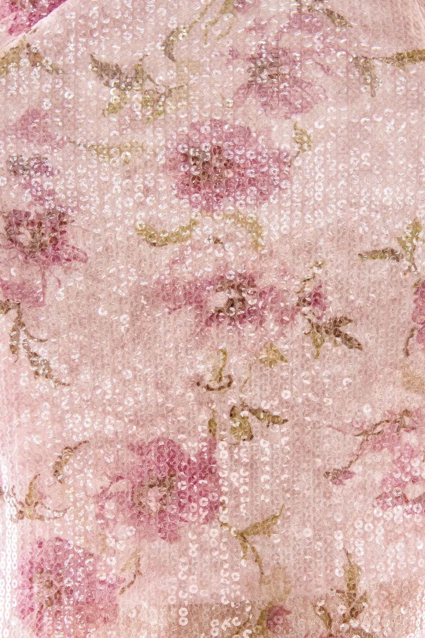 Amelia Luxury Strapless Floral Sequin Mini Dress | Shimmer Fit - Pink DRESS for women