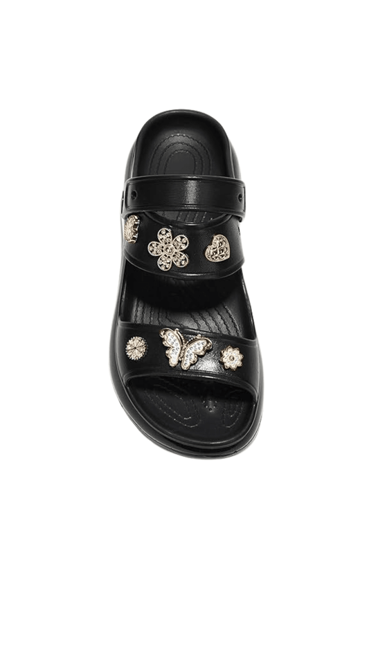 Cape Robbin Krystalle Platform Sandals - Black SHOES for women Vacation Outfits Birthday Dresses Going Out Looks