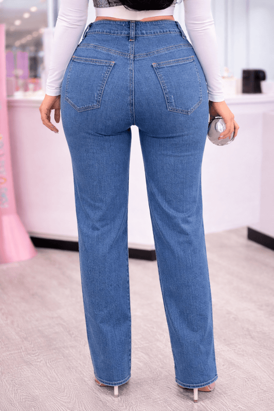 Deliah Cutout Straight Leg Jean - 3 Jeans for women Vacation Outfits Birthday Dresses Going Out Looks