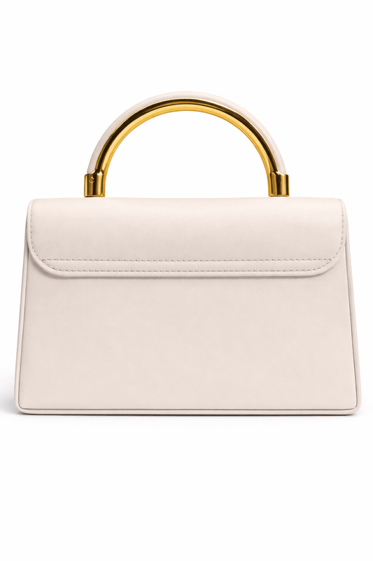 Elara Top Handle Mini Bag – Elegant Mini Handbag for Date Night & Going Out Outfits - Ivory bag for women Vacation Outfits Birthday Dresses Going Out Looks
