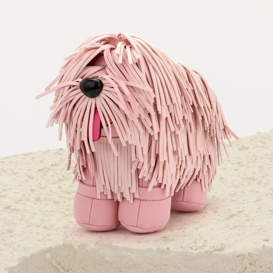 Fringe Pup Faux Leather Crossbody Bag - Pink bag for women Vacation Outfits Birthday Dresses Going Out Looks