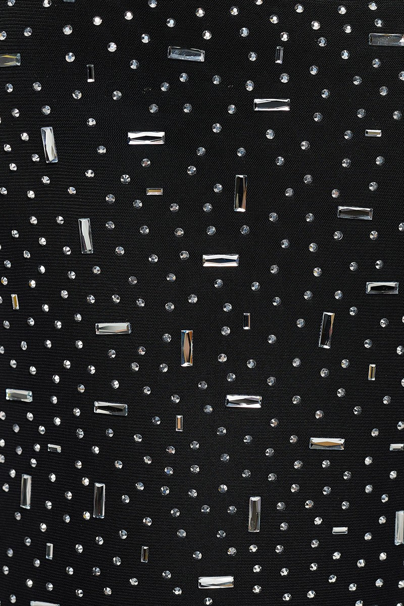 Goddess Plus Size Rhinestone - Embellished Maxi Dress β Elegant Evening Gown - Blaire Shops