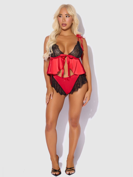 Josie Drop off Sleep Cami and Sexy Short Gift Set - S/M Lingerie for women Vacation Outfits Birthday Dresses Going Out Looks