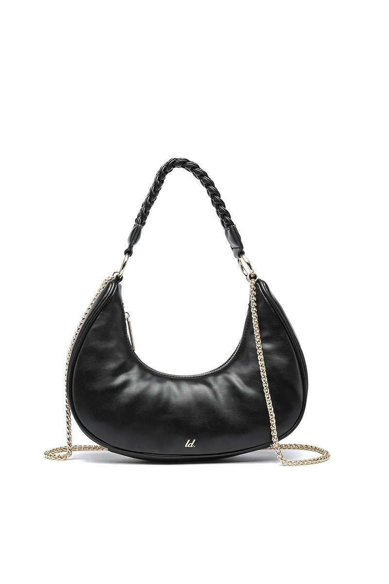 Nova Convertible Vegan Friendly Leather Shoulder Bag - Black bag for women Vacation Outfits Birthday Dresses Going Out Looks