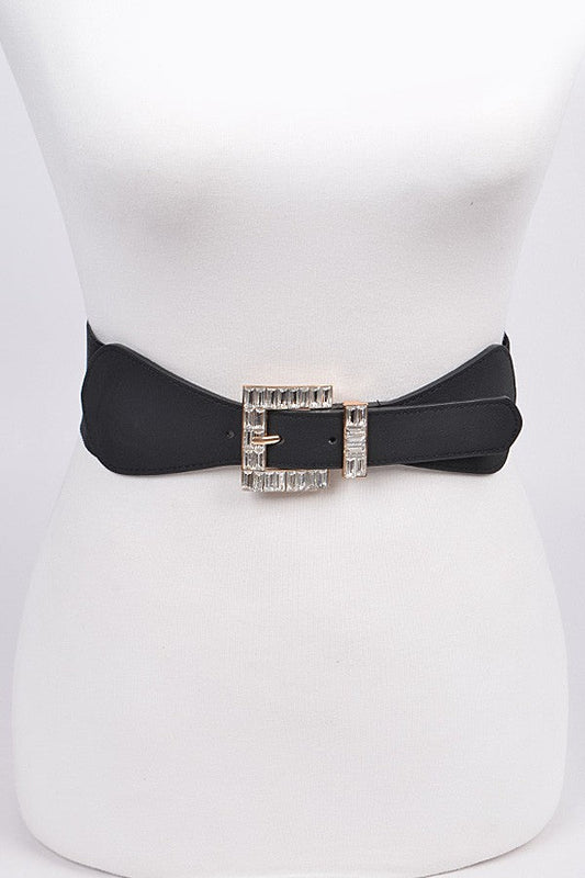 Ribbon Rhinestone Buckle Belt – women's boutique NJ