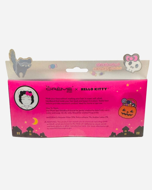 The Crème Shop x Hello Kitty™ Customizable Plush Halloween Headband - Black for women Vacation Outfits Birthday Dresses Going Out Looks
