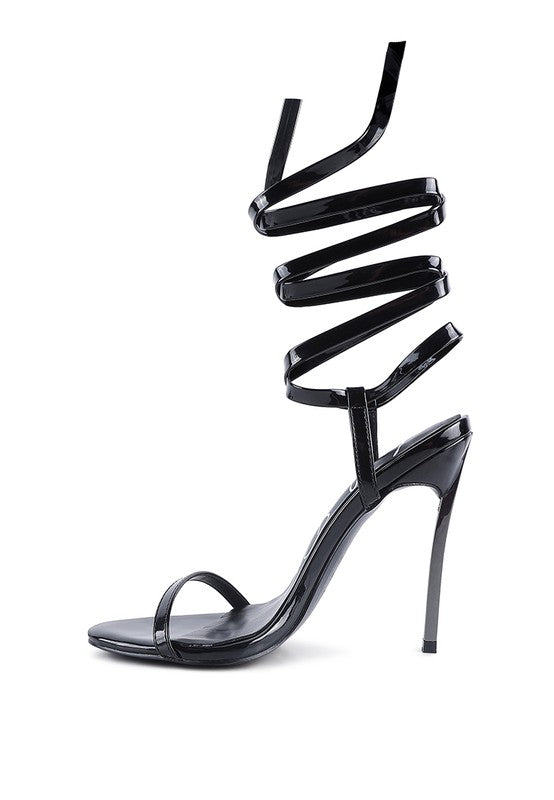 SMACKER STILETTO LACE UP SANDAL