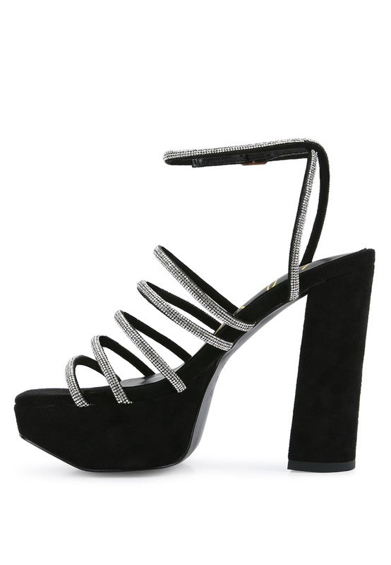 Tricks High Block Heel Sandals