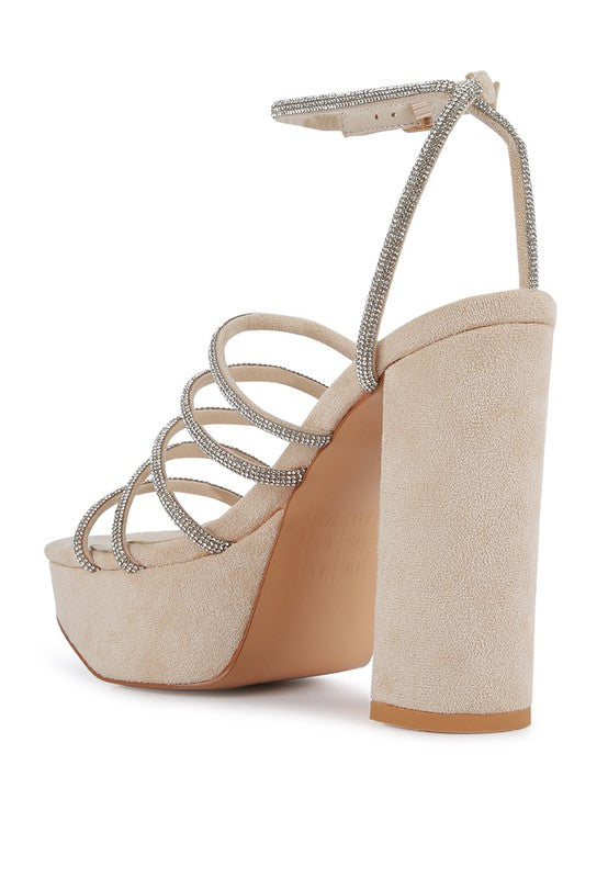 Tricks High Block Heel Sandals