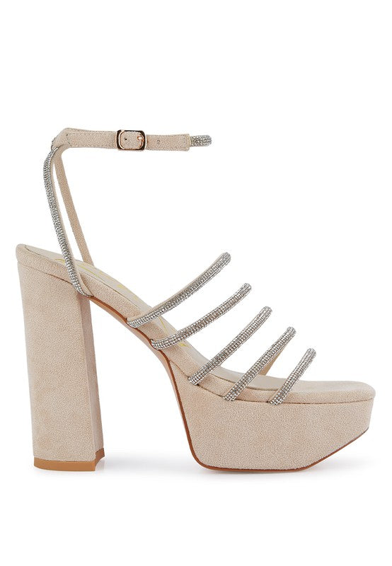 Tricks High Block Heel Sandals