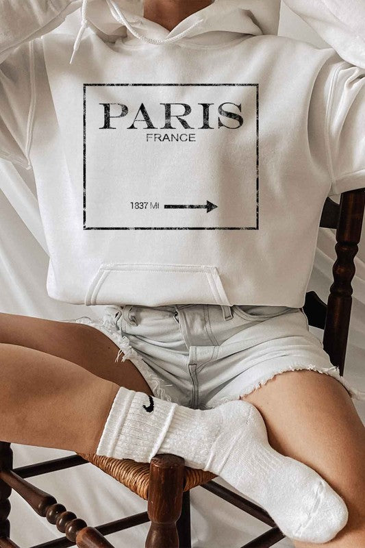 IN PARIS FRANCE HOODIE PLUS SIZE