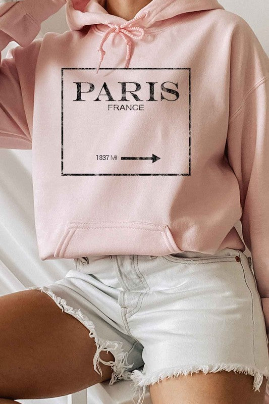 IN PARIS FRANCE HOODIE PLUS SIZE