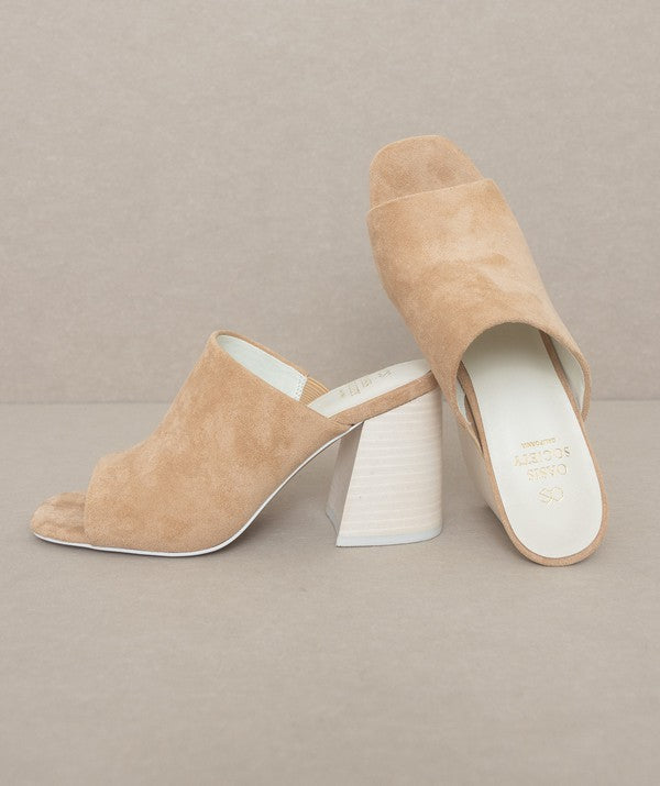 Oasis Society Kathleen - Block Heel Slides