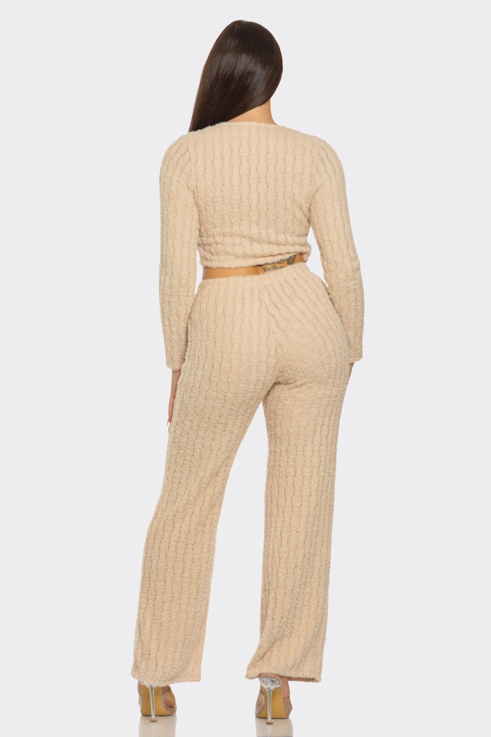 Ensemble pantalon évasé à nouer Sienna Chic