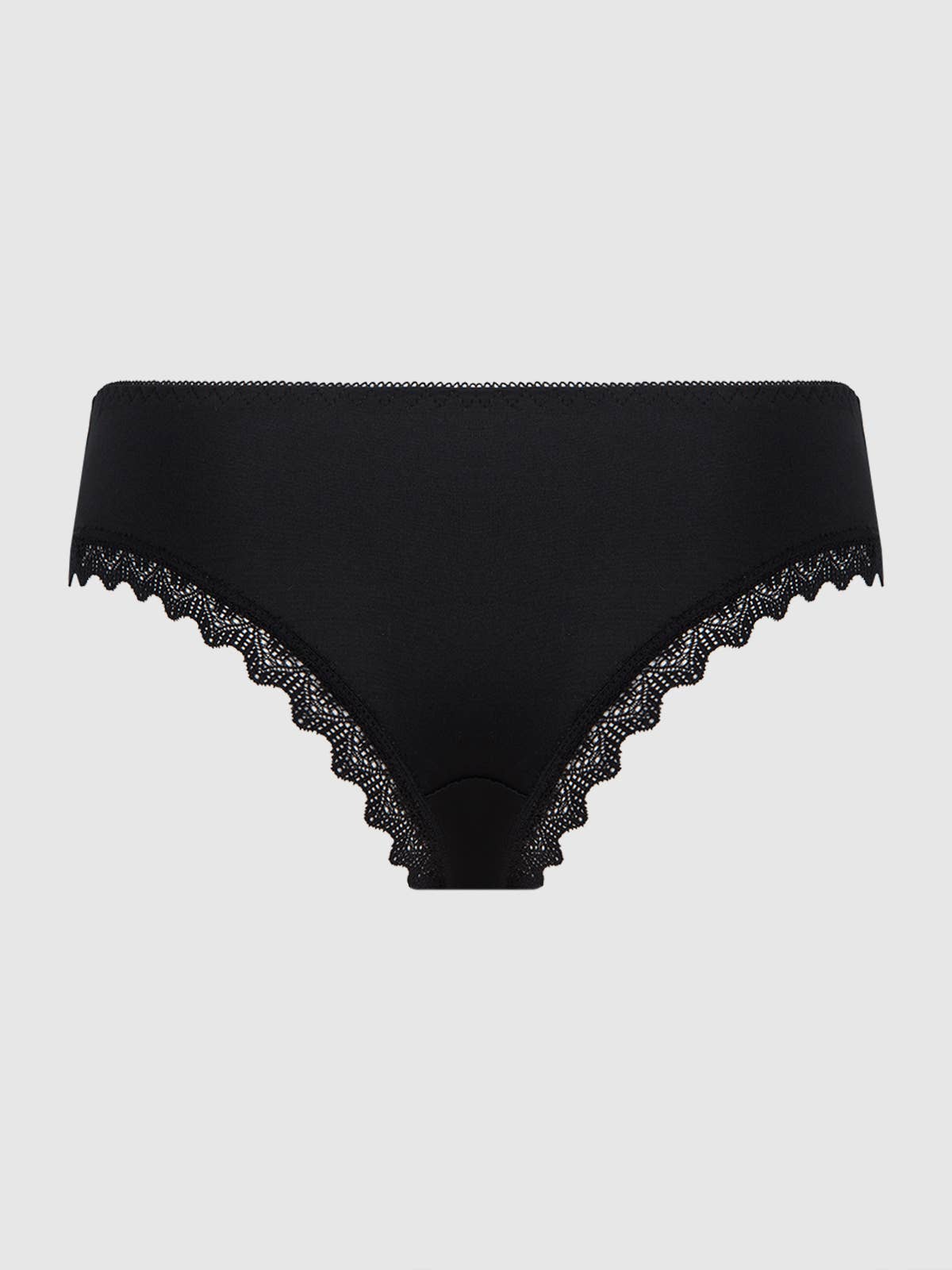 a women's underwear in black with lace