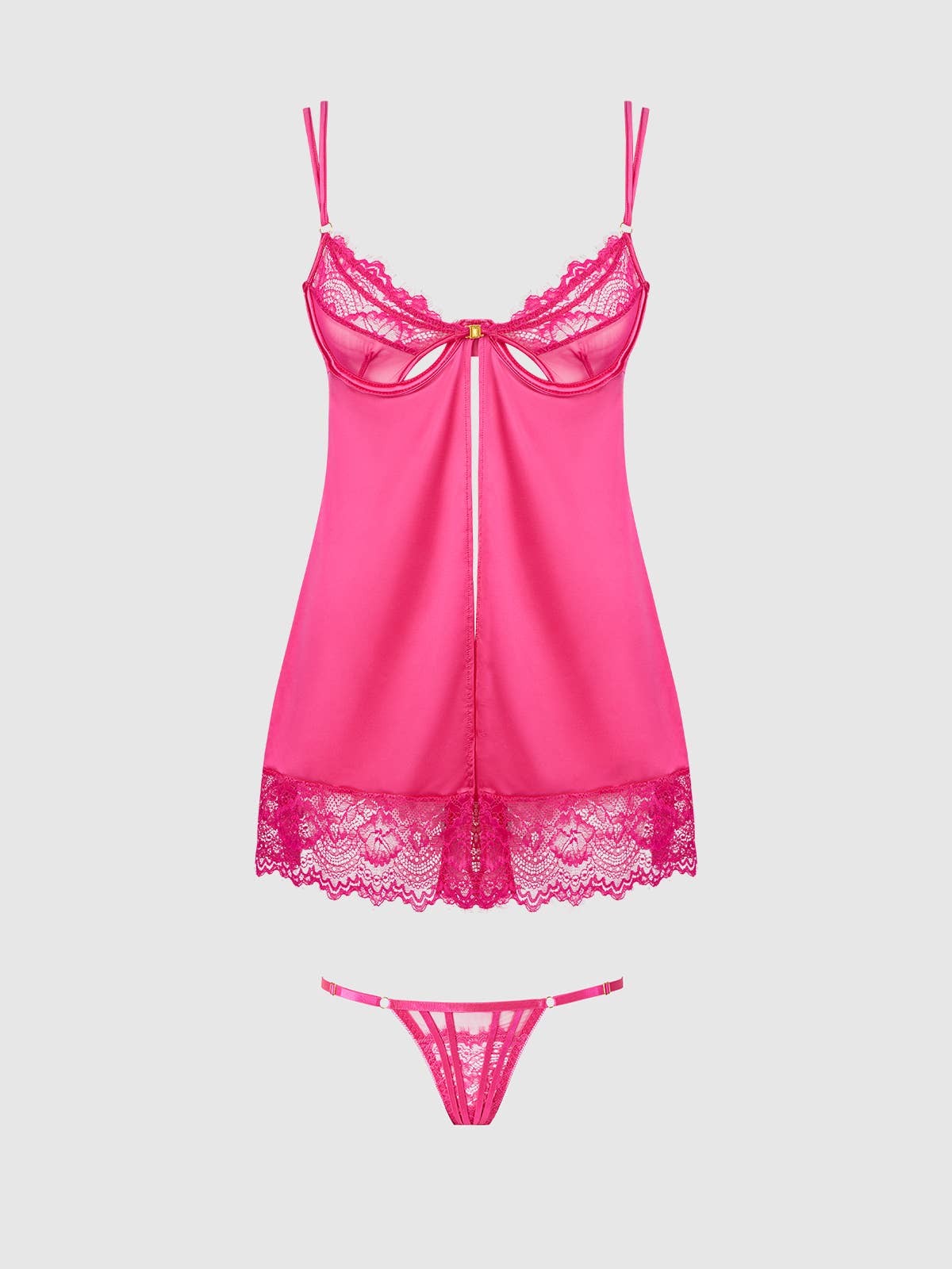 a women's pink lingerie and panties