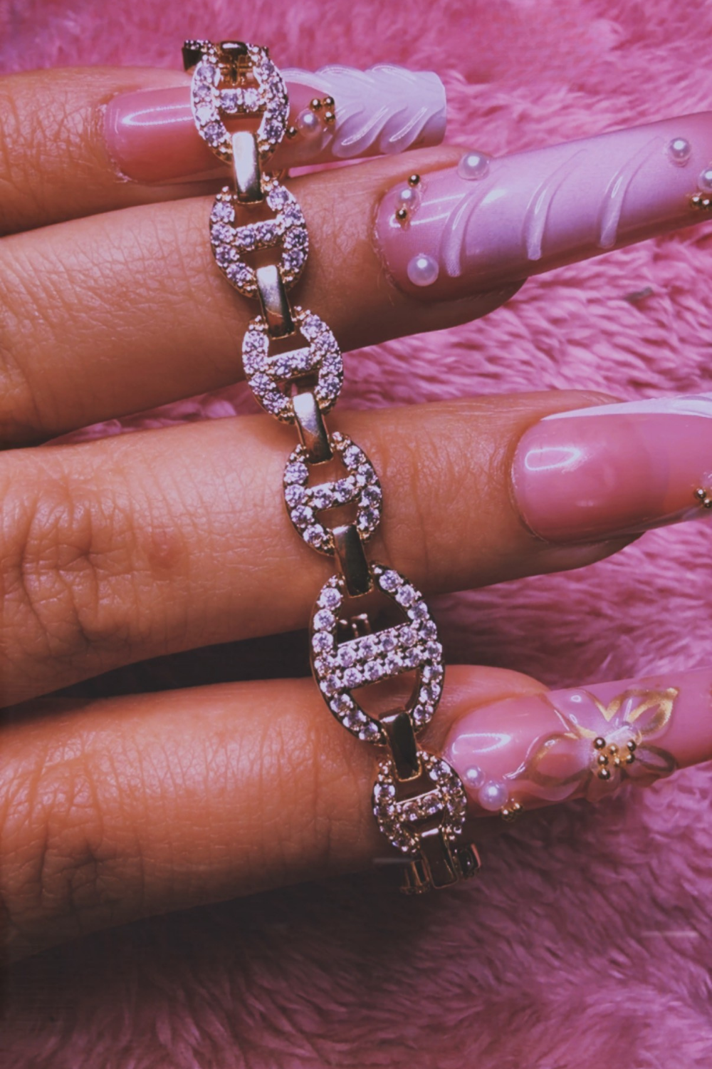 Mias 18K Gold Filled Italian Tennis Bracelet Luxie Links Mini