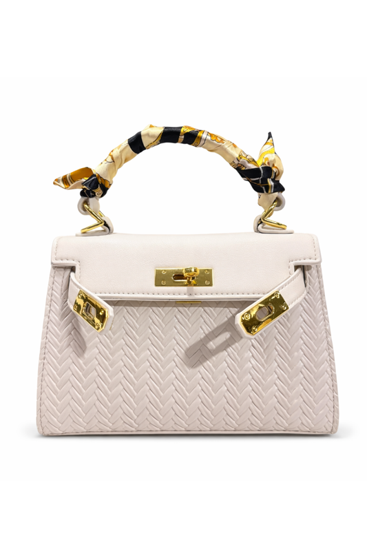 Élan Woven Top Handle Bag