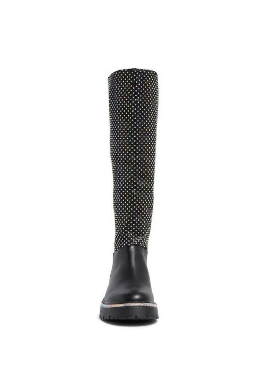 Uniya Knee High Rhinestone Detailed Boots