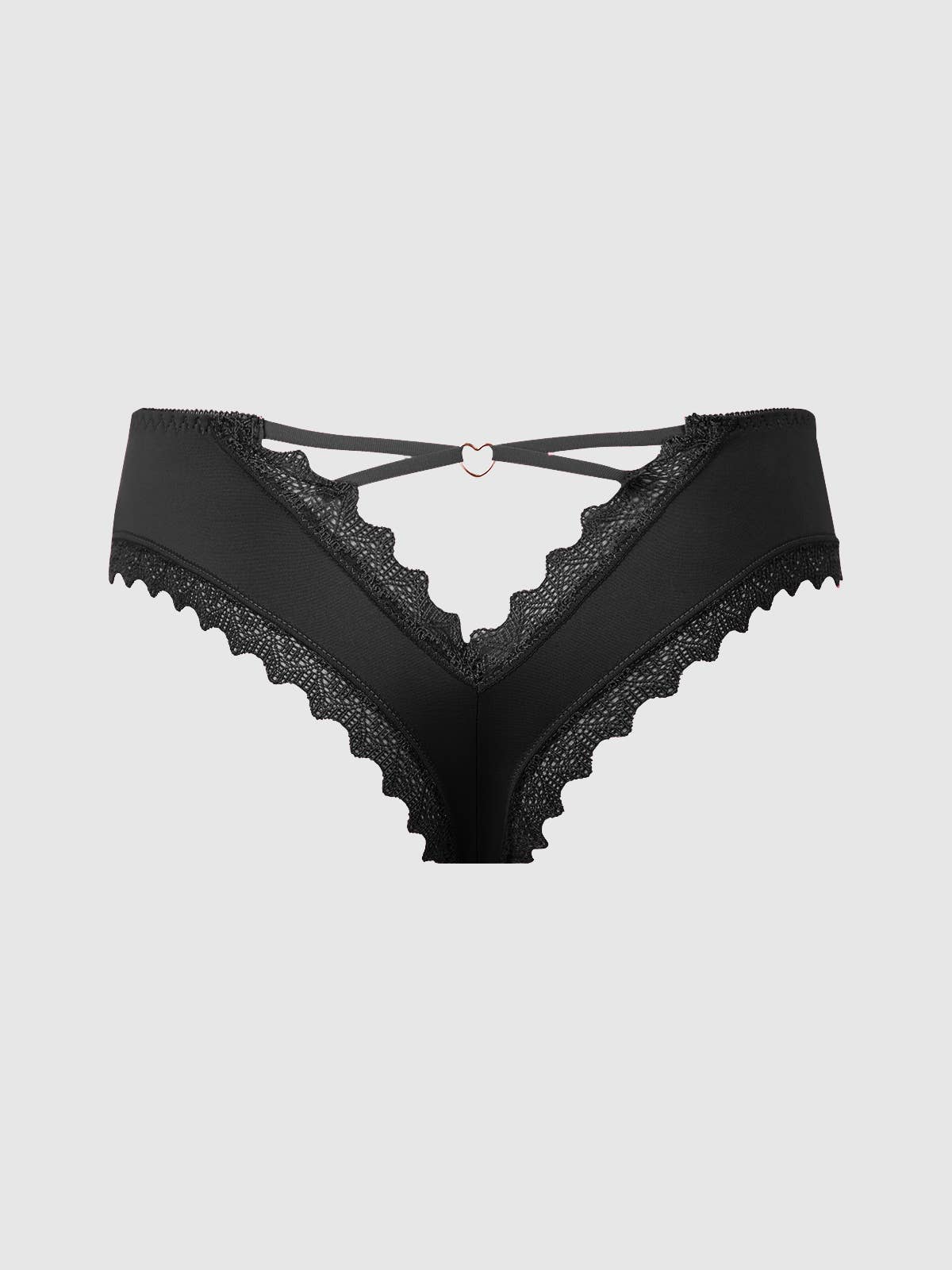 a women's black underwear with lace