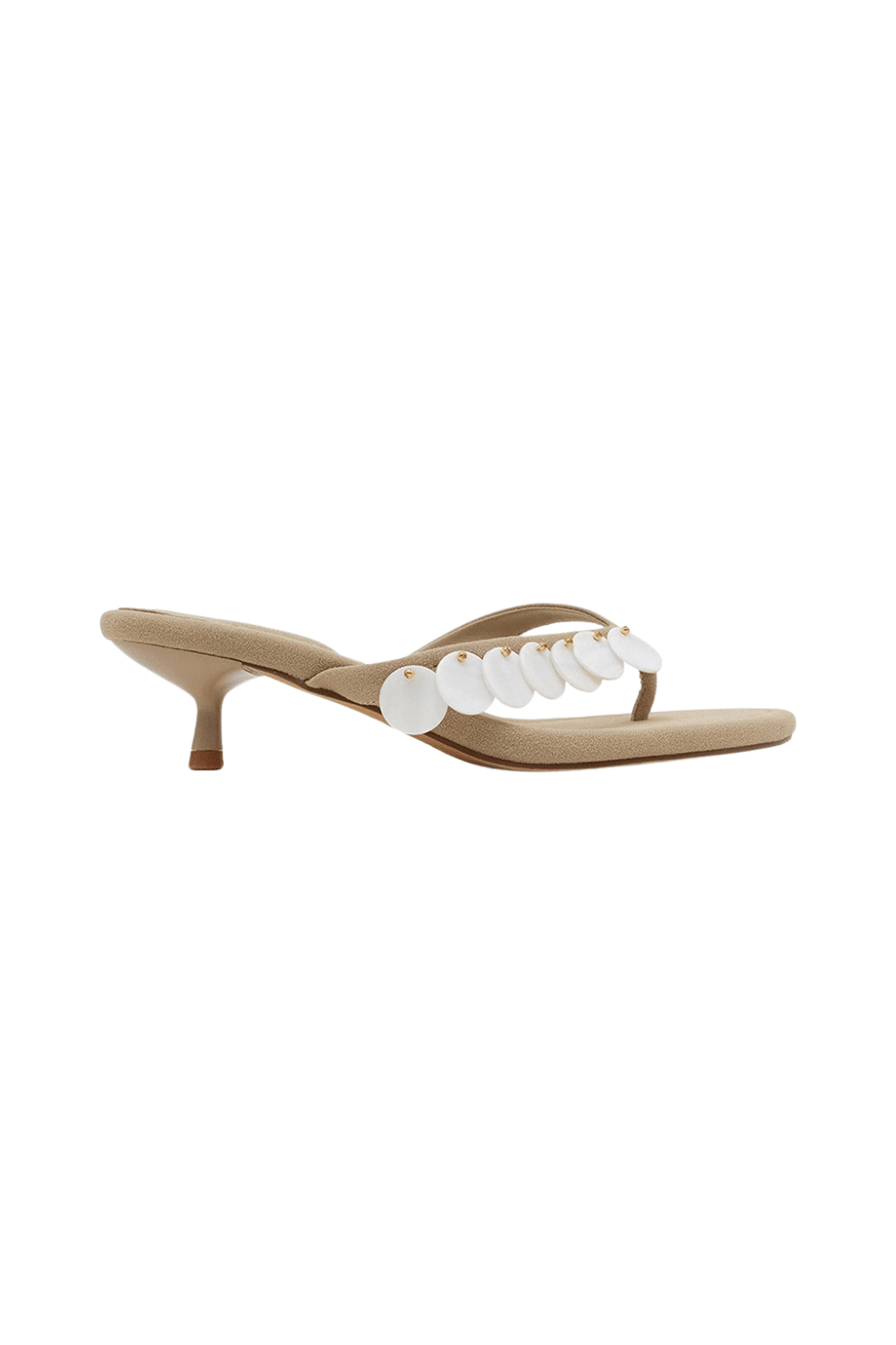 Aurelia Pearl Kitten Shell Heel - Blaire Shops