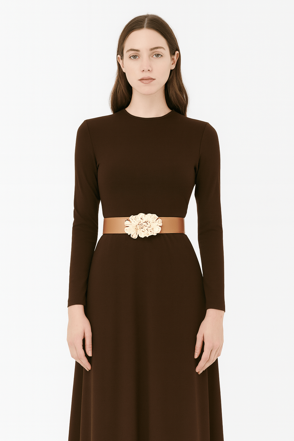 Ava Organic Fluid Flower Elastic Belt - Blaire Shops