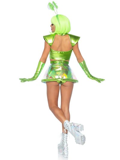 Beam Me Up Babe Alien Costume - Neon Green Costume for women Vacation Outfits Birthday Dresses Going Out Looks