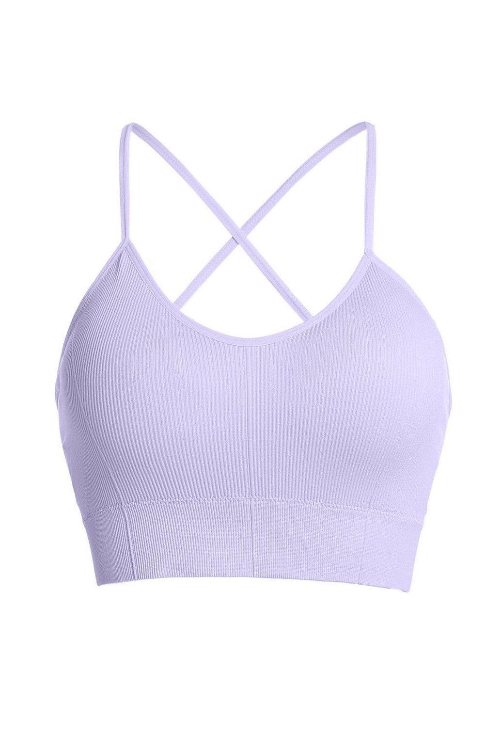 Blaire Sport Cross Back Ribbed Padded Sports Bra - Black BRA for women Vacation Outfits Birthday Dresses Going Out Looks