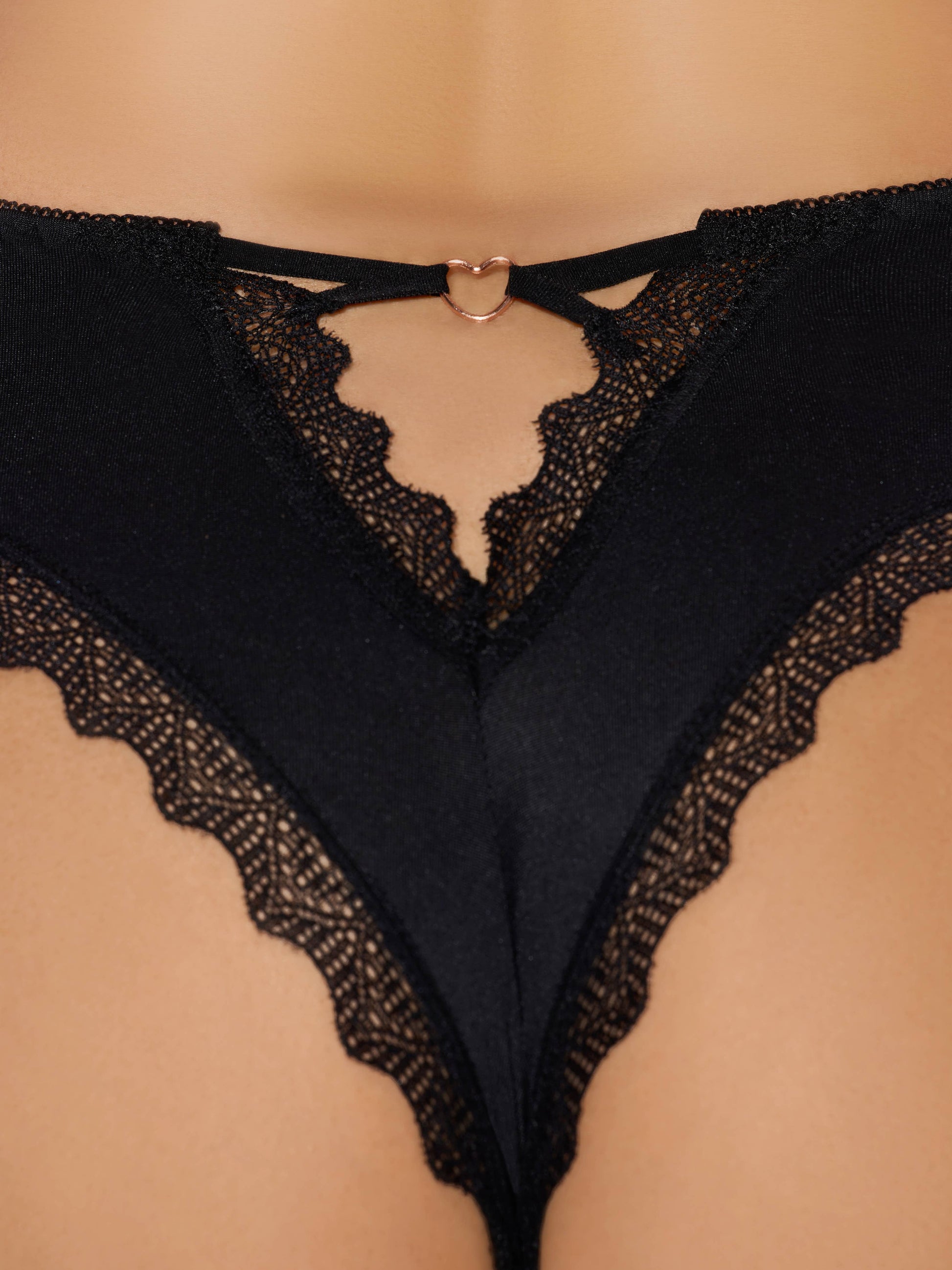 a close up of a woman's panties with lace