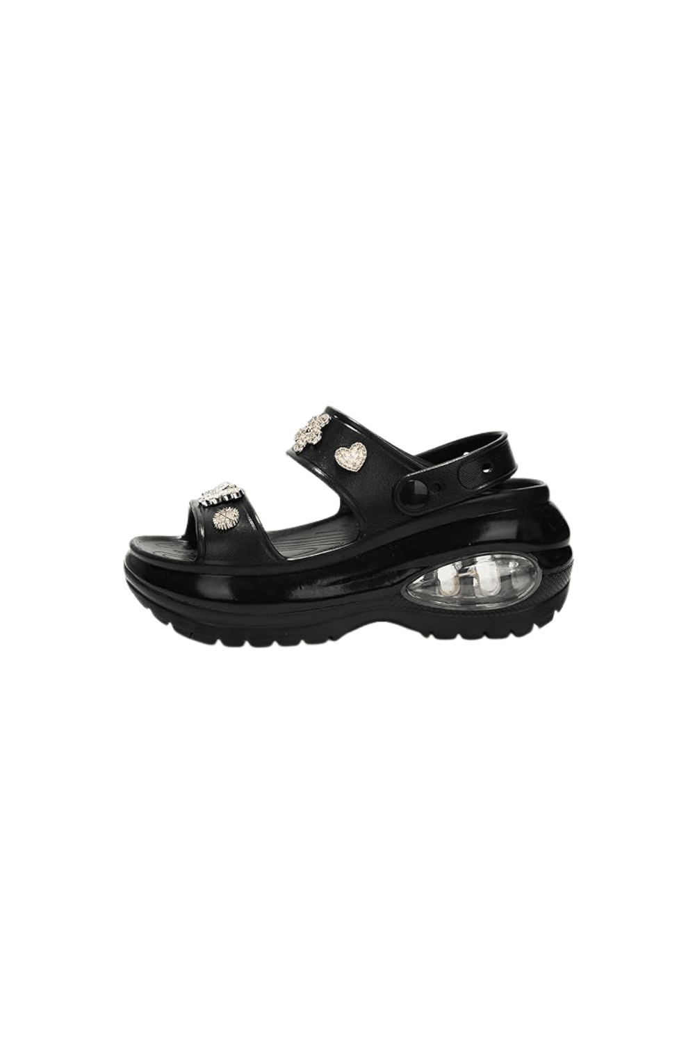 Cape Robbin Krystalle Platform Sandals - Black SHOES for women Vacation Outfits Birthday Dresses Going Out Looks