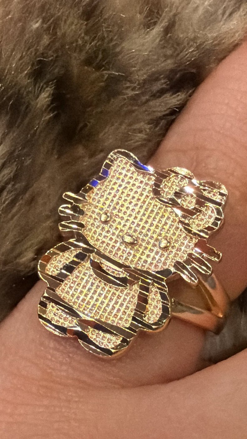 Character 18k Gold Plated Stainless Steel Ring - Blaire Shops