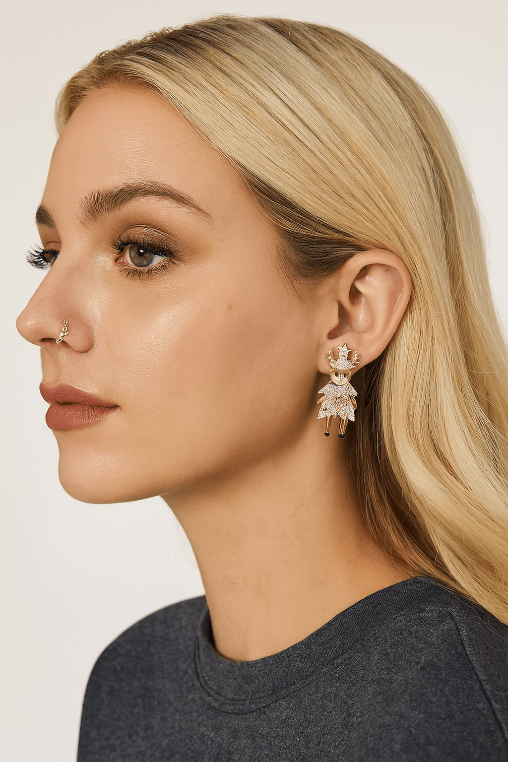 Christmas Tree Reindeer Earrings - Blaire Shops