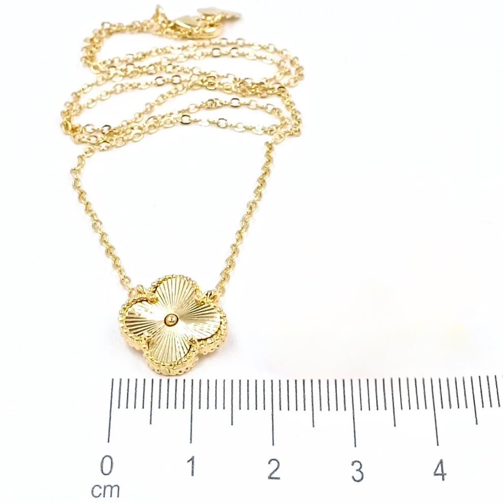 Clover Inspired Pendent 18K Gold Plated Necklace - Blaire Shops