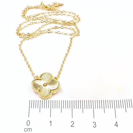 Clover Inspired Pendent 18K Gold Plated Necklace - Blaire Shops