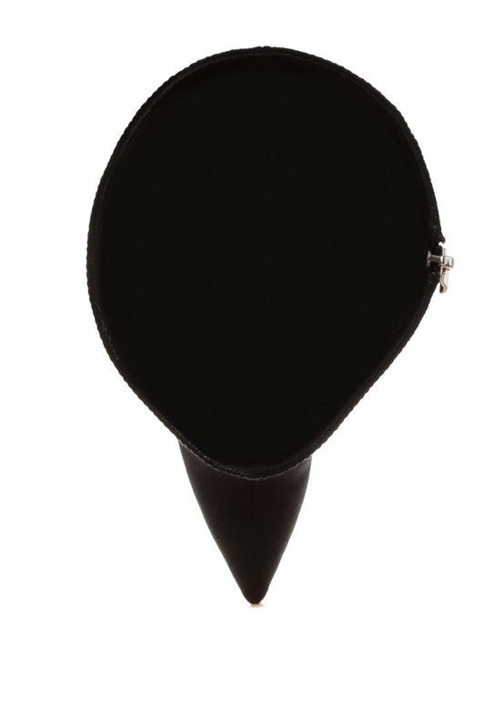 Coastra Rhinestone Embellished Stiletto Boots - Blaire Shops