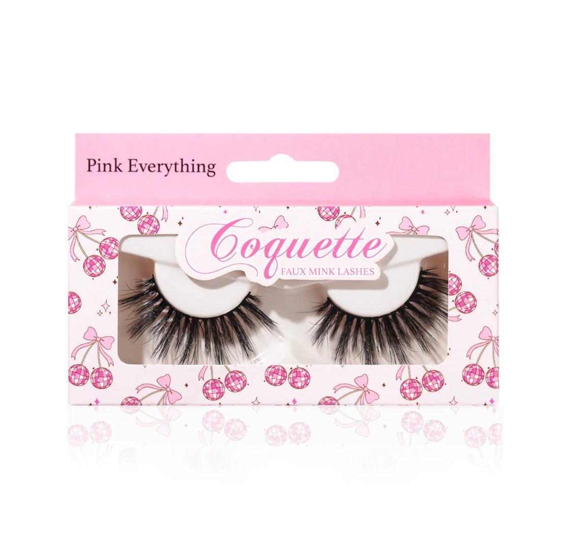 Coquette Faux Mink Lashes - Pink Everything for women Vacation Outfits Birthday Dresses Going Out Looks