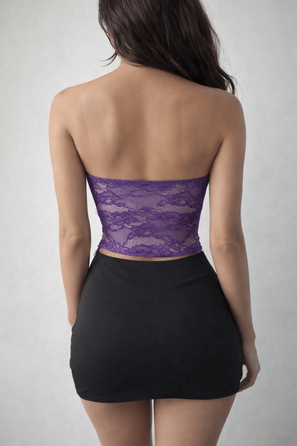 Dangerously Yours Lace Corset Tube Top - Blaire Shops