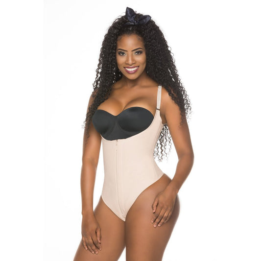 Faja Colombiana Shapewear thong bodysuit adjustable straps high compression - Blaire Shops