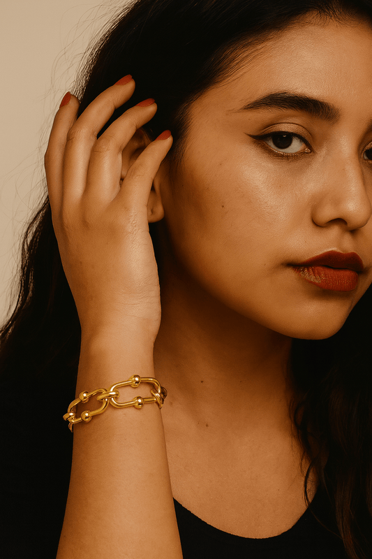 Gold Dipped Chunky Link Chain - Made in Korea - Blaire Shops