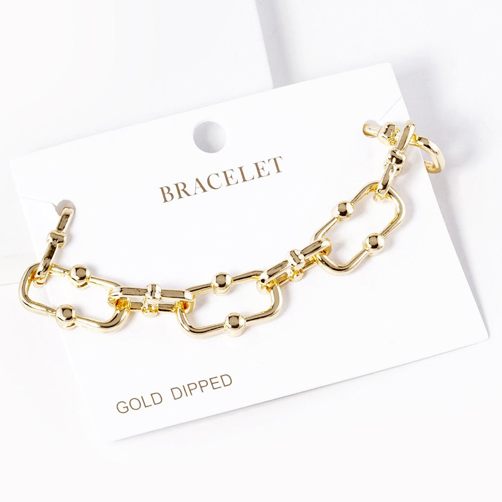 Gold Dipped Chunky Link Chain - Made in Korea - Blaire Shops