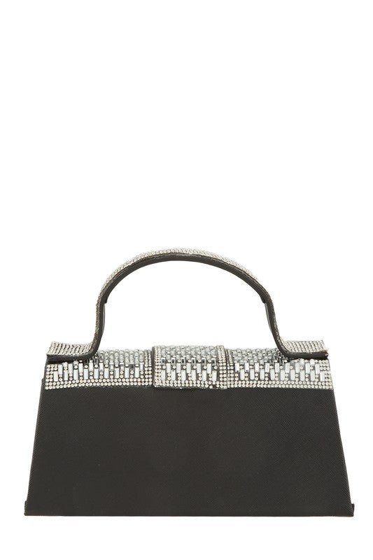 Jessie Luxe Jeweled Crossbody Bag with Detachable Handle and Spacious Interior - Blaire Shops