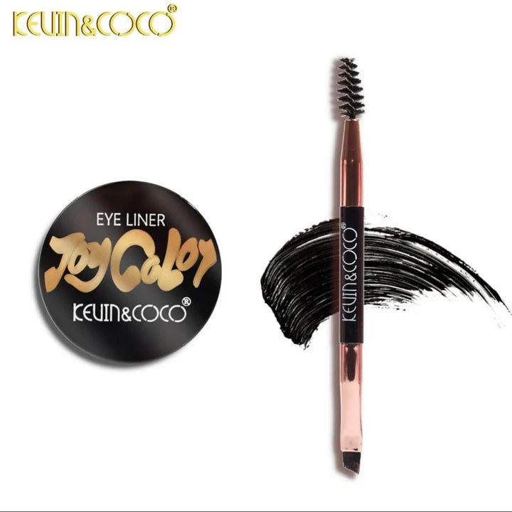 Kevin & Coco Joy Colors Eye Liner Brown & Black with Brush - Blaire Shops