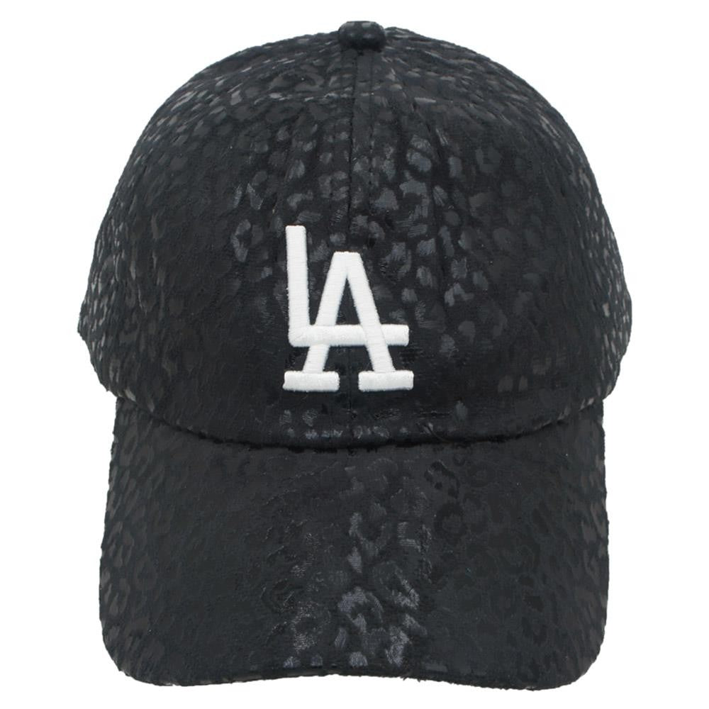 Los Angeles Dad Hat – Leopard Print Baseball Cap, Adjustable Streetwear Hat - Blaire Shops