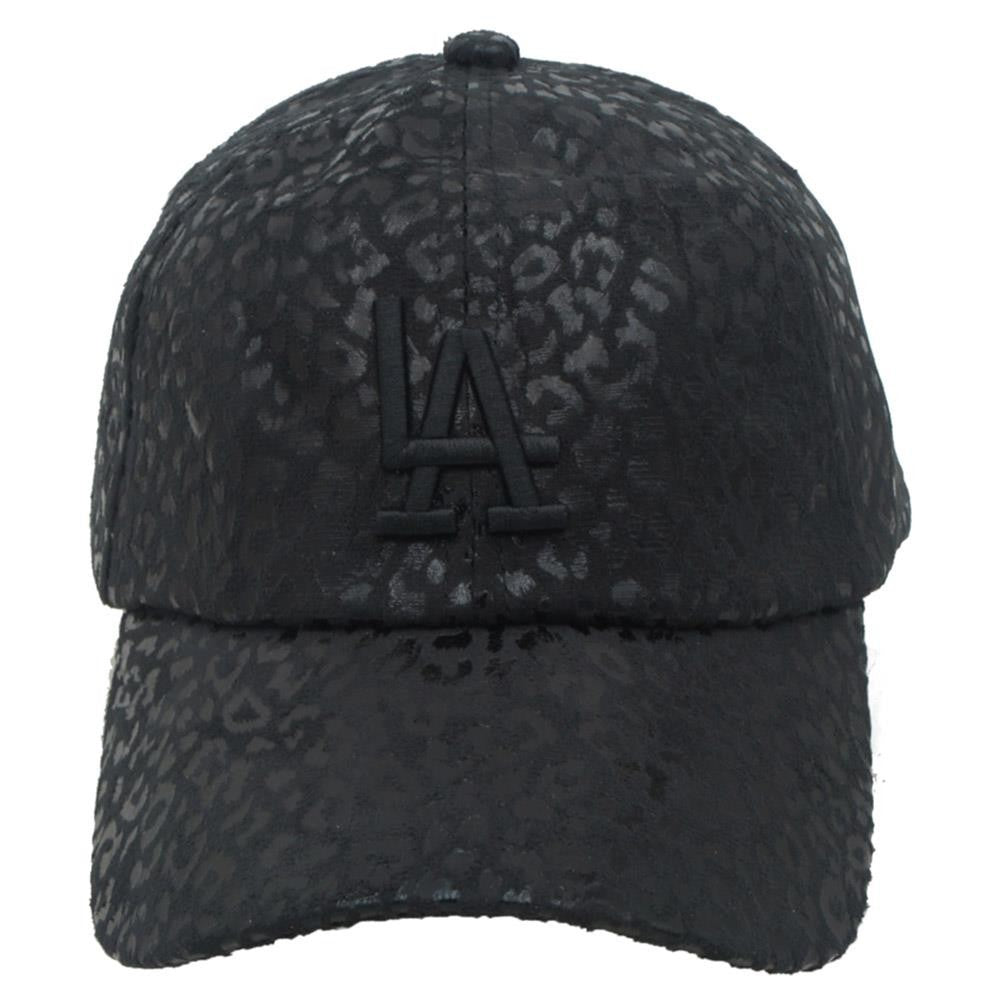 Los Angeles Dad Hat – Leopard Print Baseball Cap, Adjustable Streetwear Hat - Blaire Shops