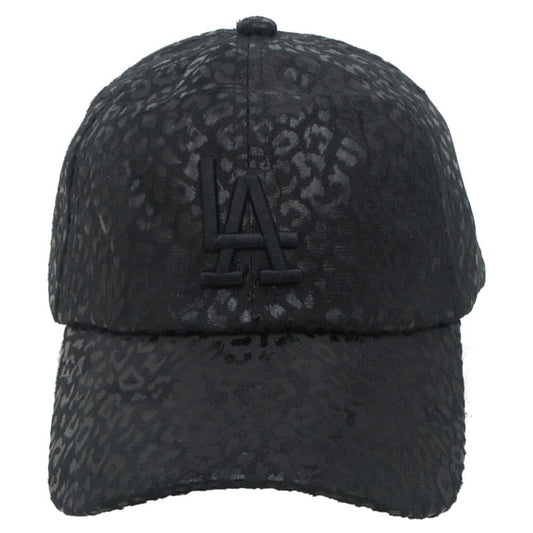 Los Angeles Dad Hat – Leopard Print Baseball Cap, Adjustable Streetwear Hat - Blaire Shops