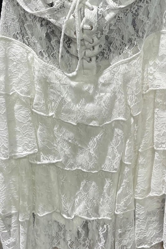 Nashville Halter Cutout Mini Ruffle Dress - Blaire Shops