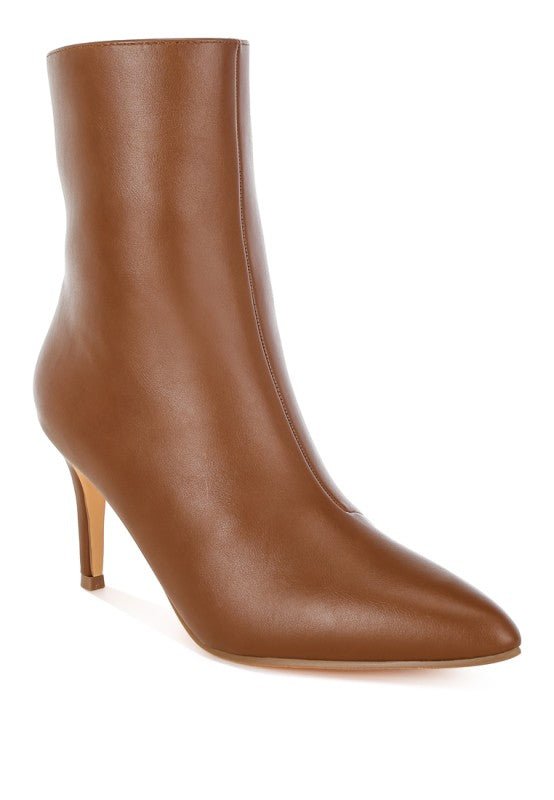 Nicene Harness Detail Stiletto Boots – Edgy High Heel Statement Footwear - Blaire Shops