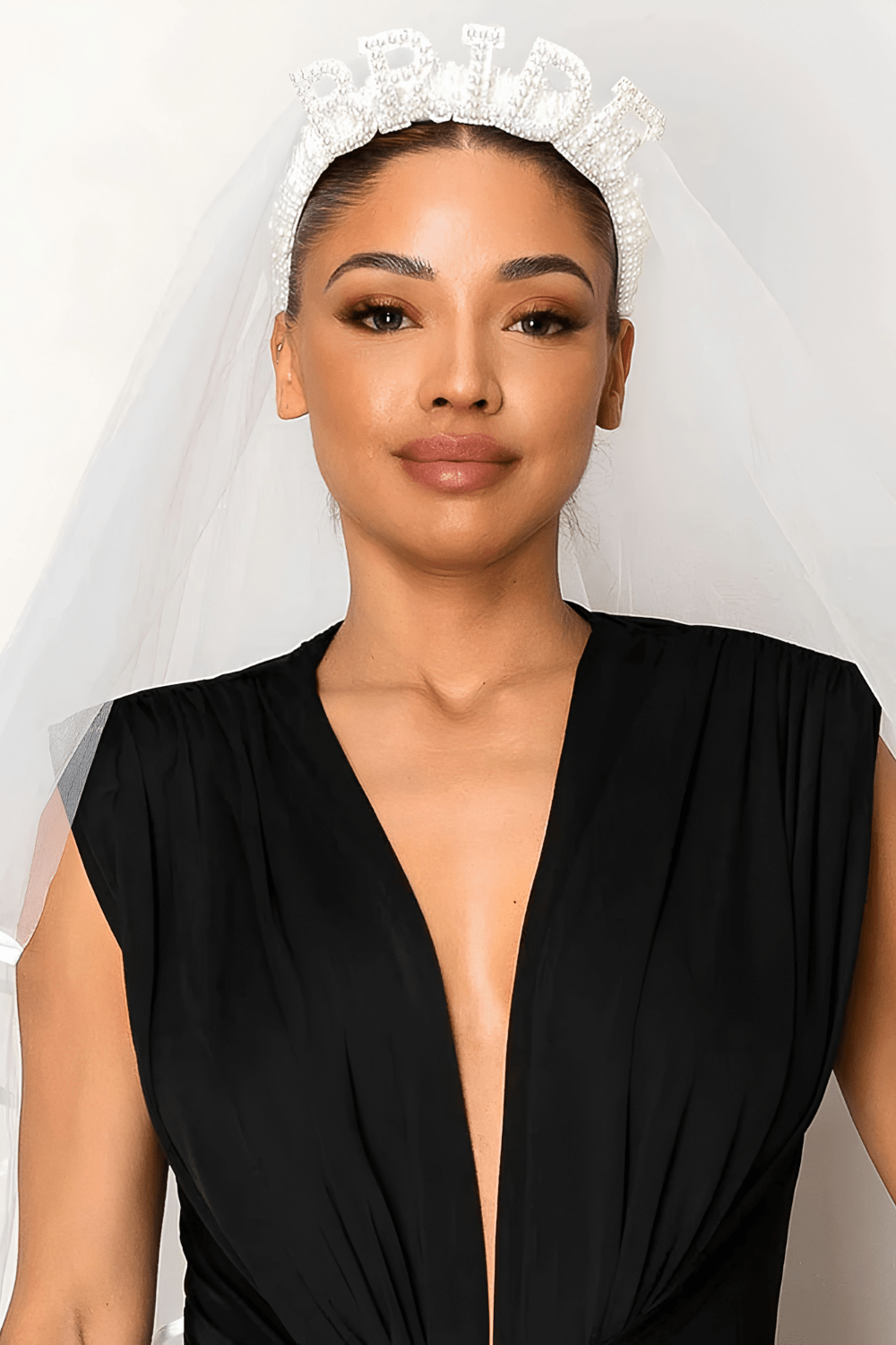 Pearl BRIDE Message Headband – Bridal & Bachelorette Veil - Blaire Shops